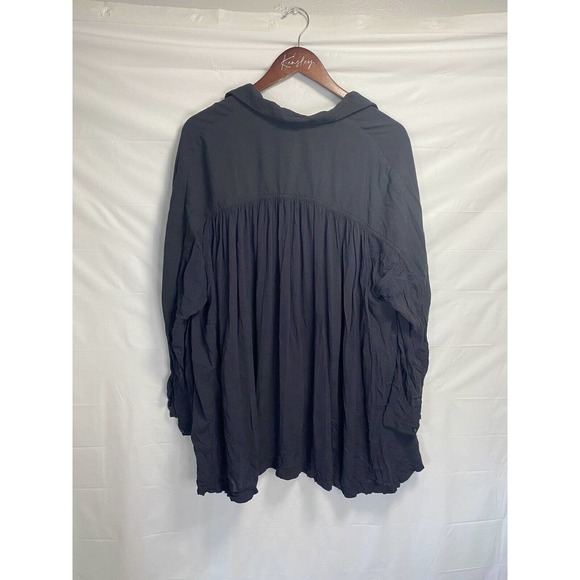 Free People Black Blouse - Picture 2 of 4